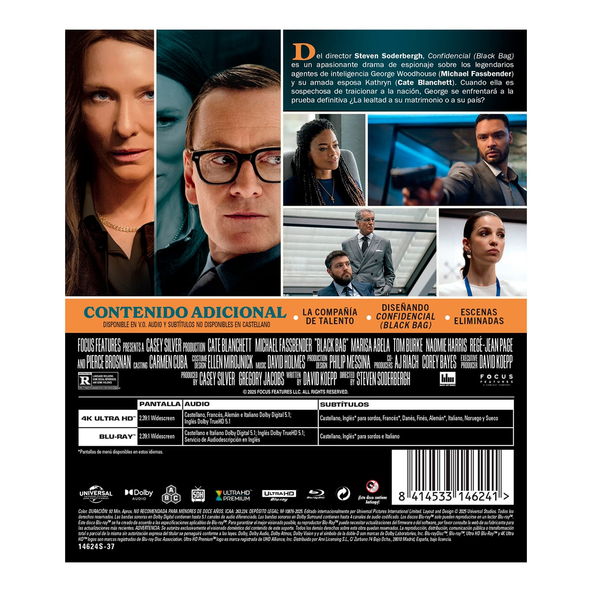 Confidencial (black bag) (4K Ultra HD + Blu-Ray) 2