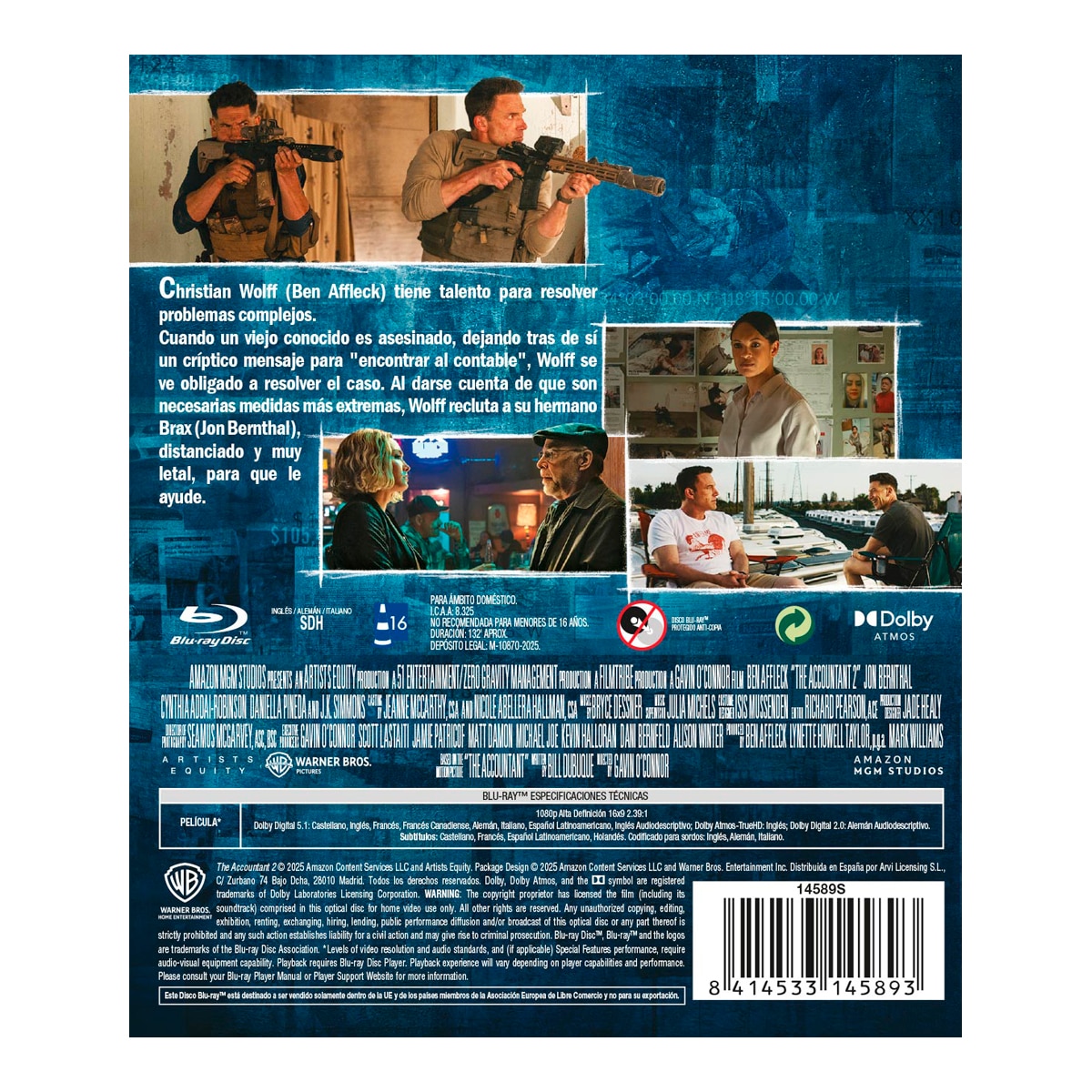 El contable 2 (Blu-Ray) 2