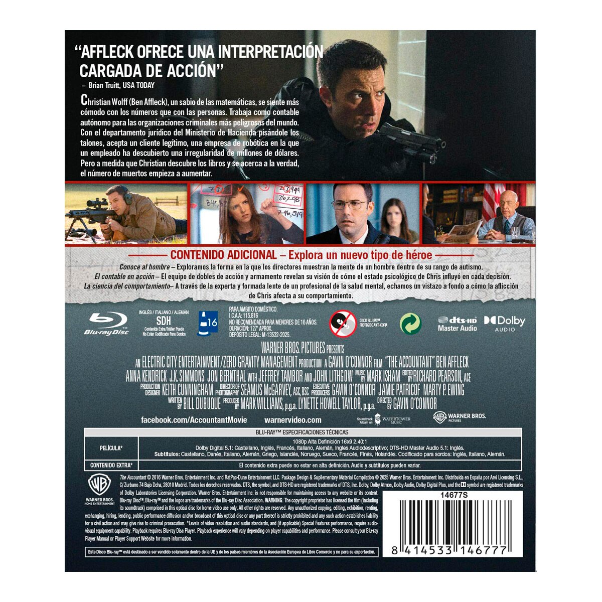 El contable (Blu-Ray) 2