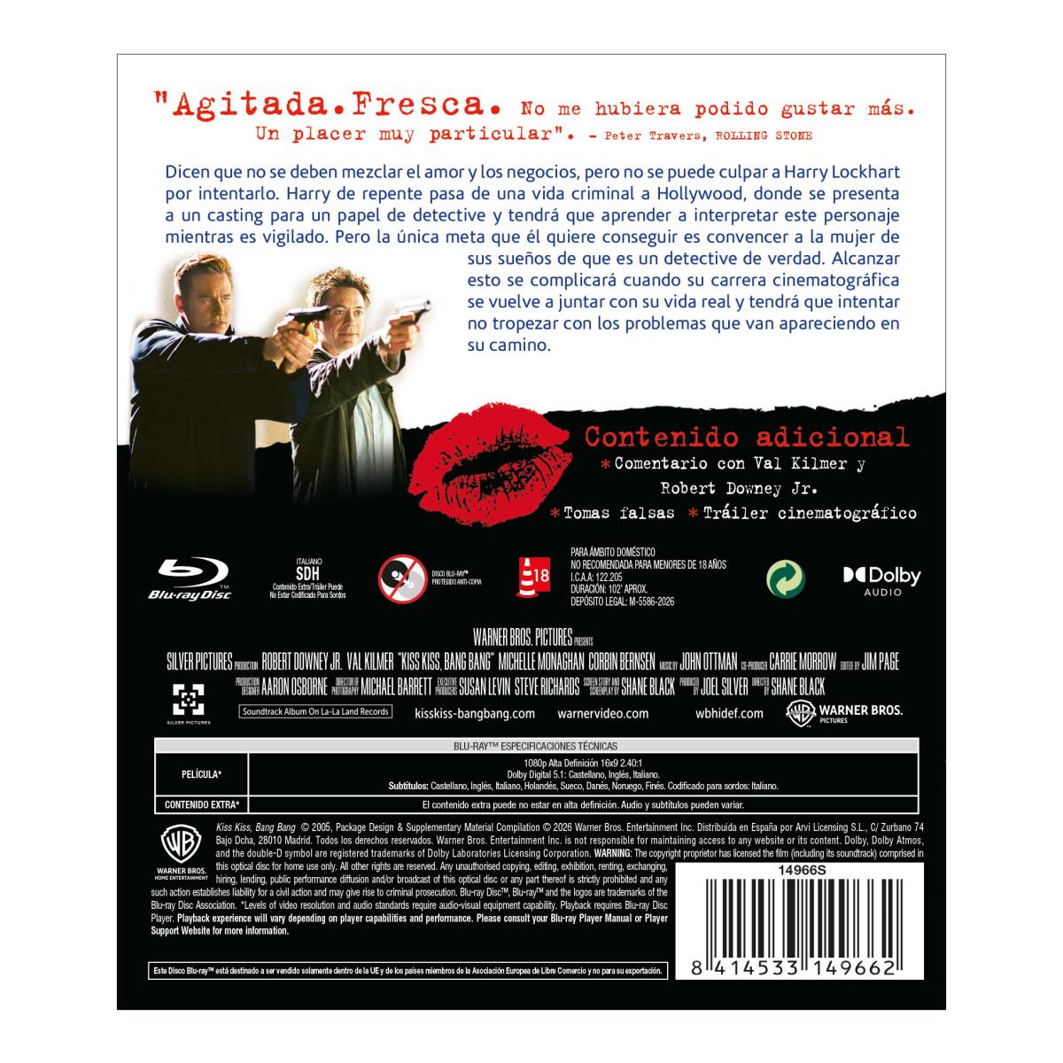 Kiss Kiss Bang Bang (Blu-Ray) 2