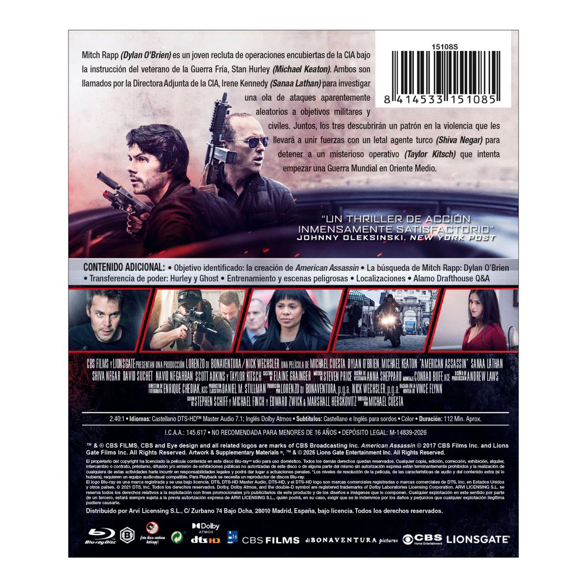 American Assassin (BD) 2