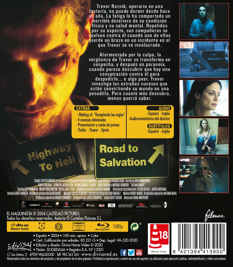 El Maquinista (Blu-Ray) 2