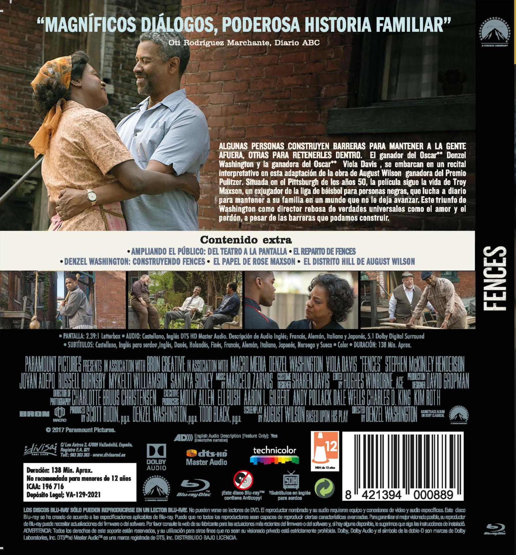 Fences (Blu-Ray) 2