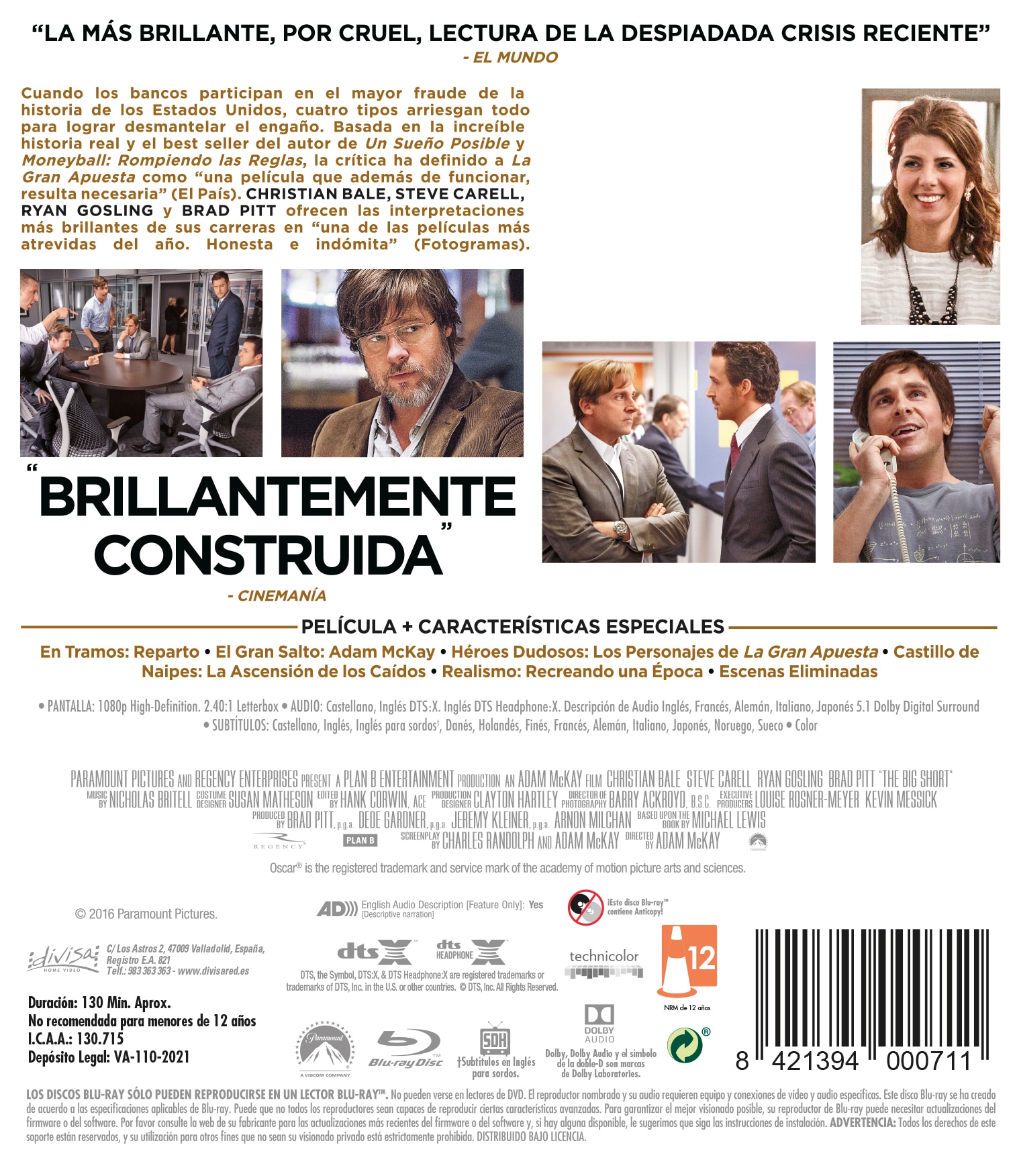 La Gran Apuesta (Blu-Ray) 2