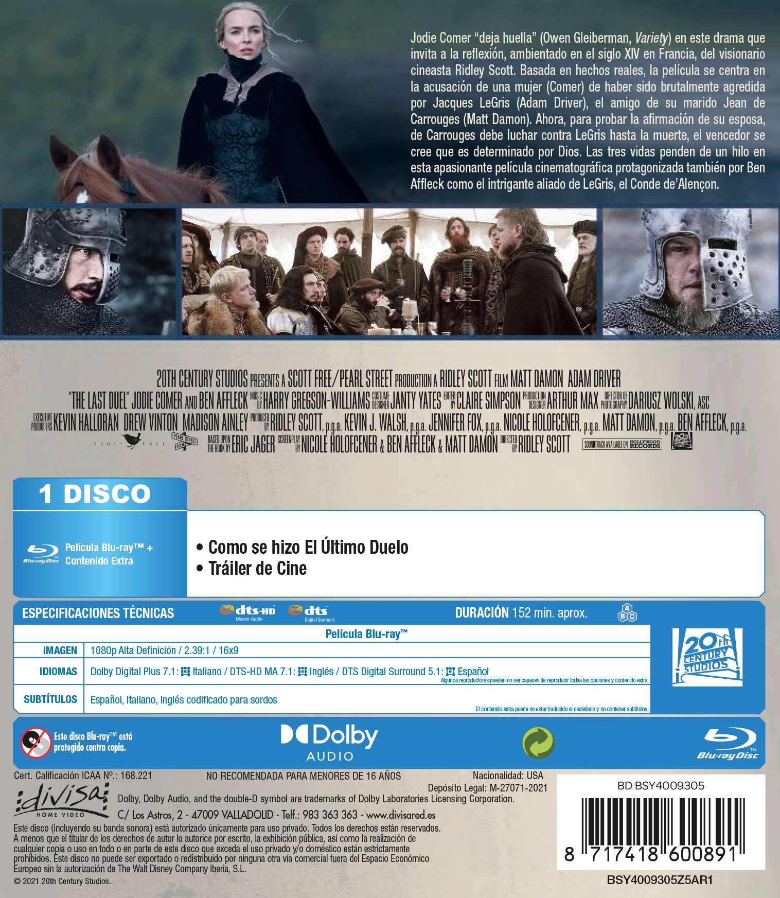 El Último Duelo (Blu-Ray) 3