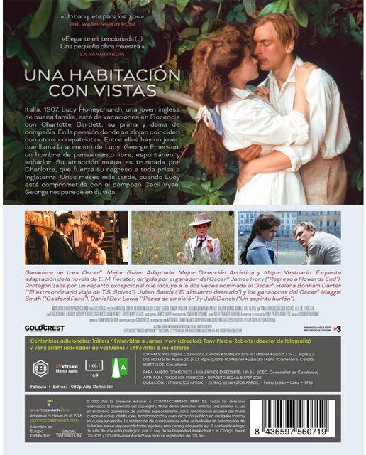 Una habitación con vistas (Blu-Ray) 3