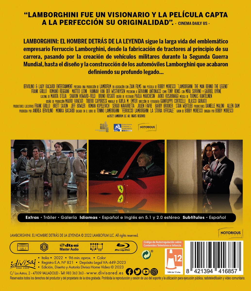 Lamborghini: El hombre detrás de la leyenda (Blu-Ray) 2
