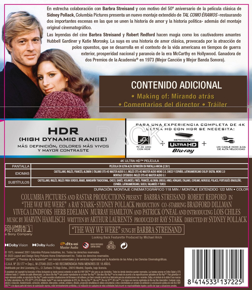 Tal como eramos (4K UHD) 2