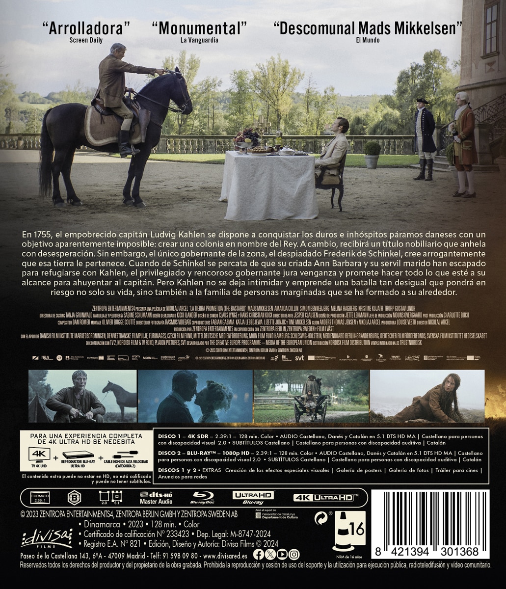 La Tierra Prometida (The Bastard) (4K Ultra HD + Blu-Ray) 2