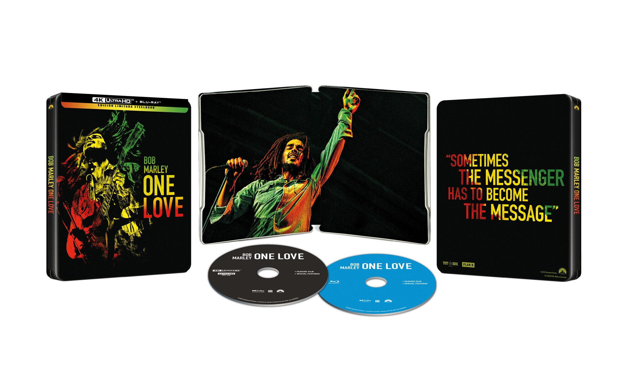 Bob Marley: One love (Edición Metálica) (4K Ultra HD + Blu-Ray) 2