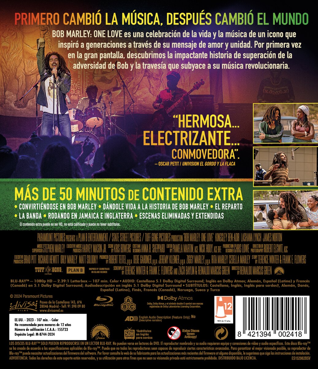 Bob Marley: One love (Blu-Ray) 2