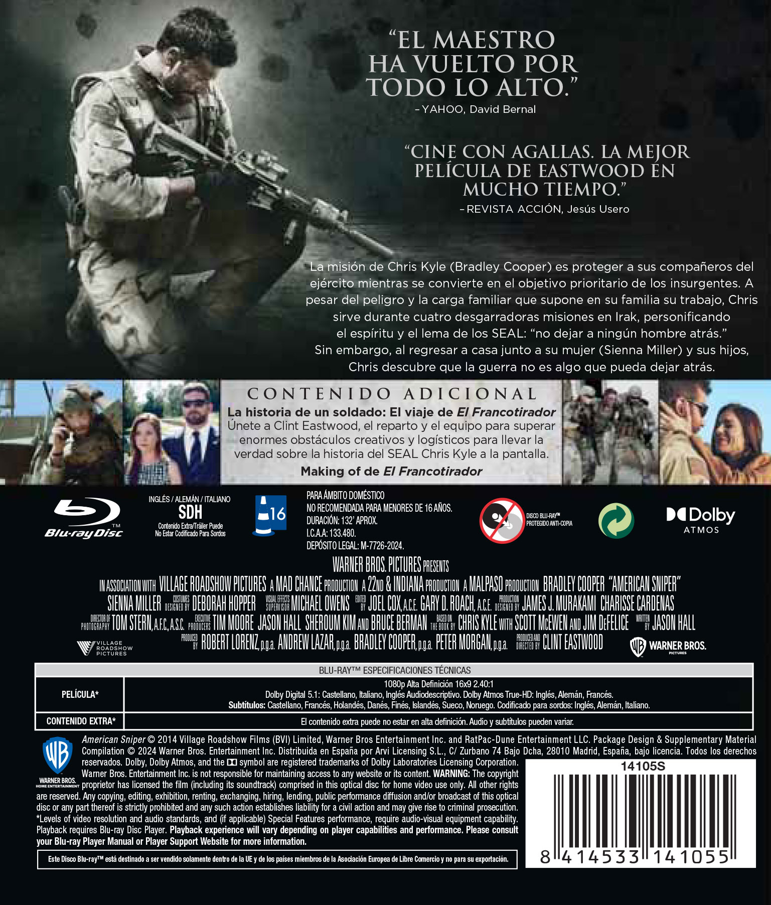 El francotirador (Blu-Ray) 2