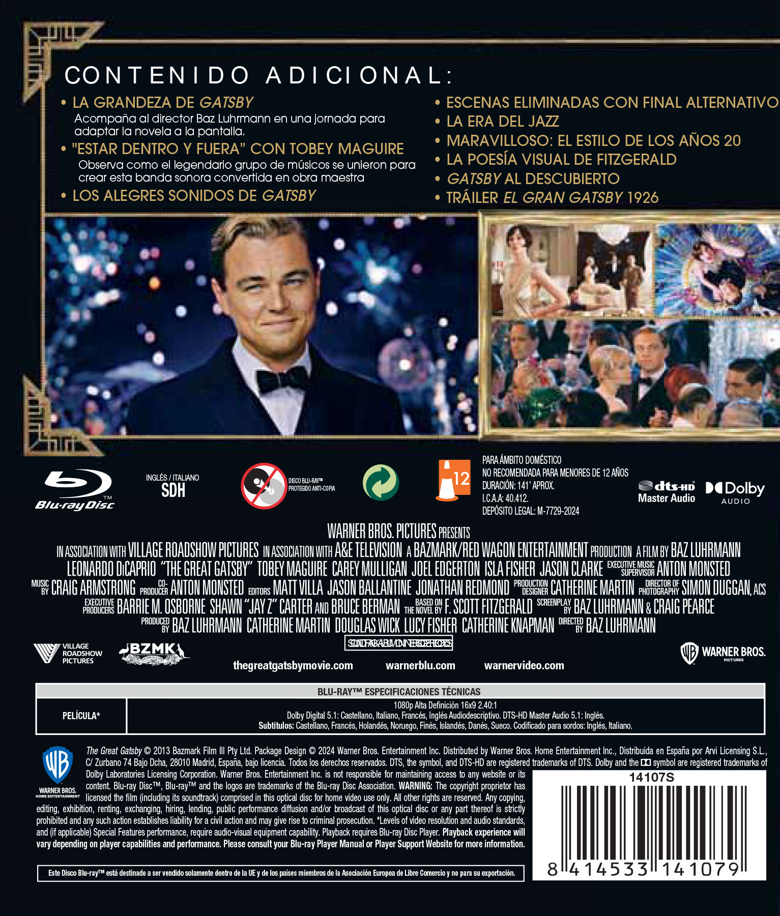 El gran Gatsby (Blu-Ray) 2