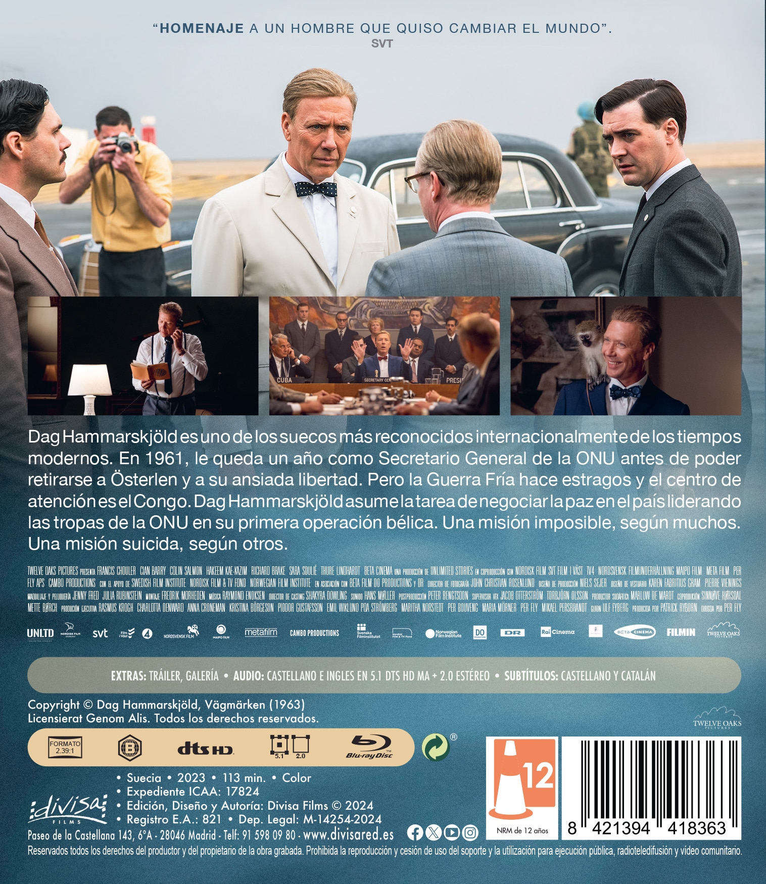 Hammarskjöld. Lucha por la paz (Blu-Ray) 2