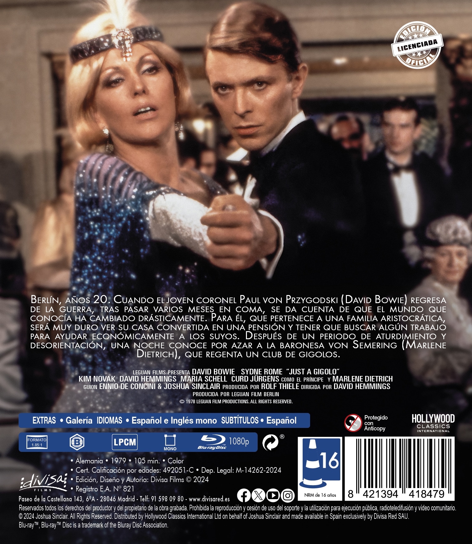 Gigolo (Just a Gigolo) (Blu-Ray) 2