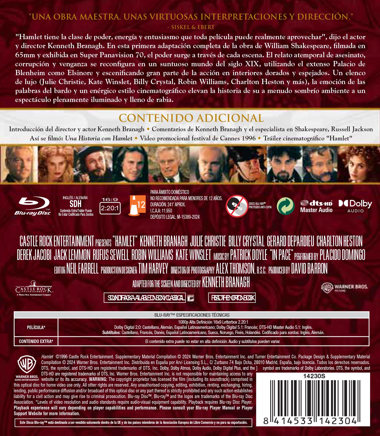 Hamlet (de Kenneth Branagh) (Blu-Ray) 2