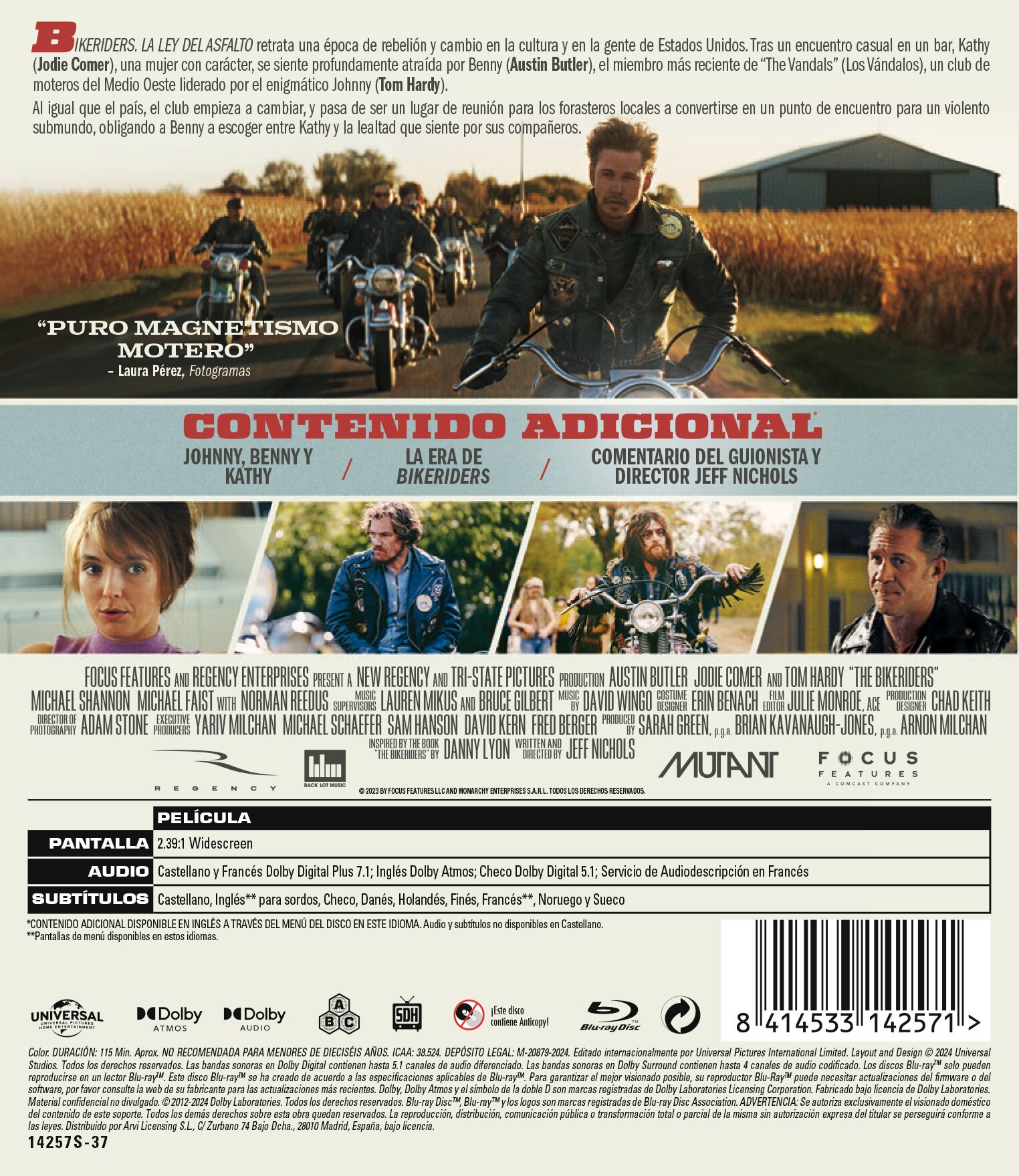 Bikeriders: La ley del asfalto (Blu-Ray) 2
