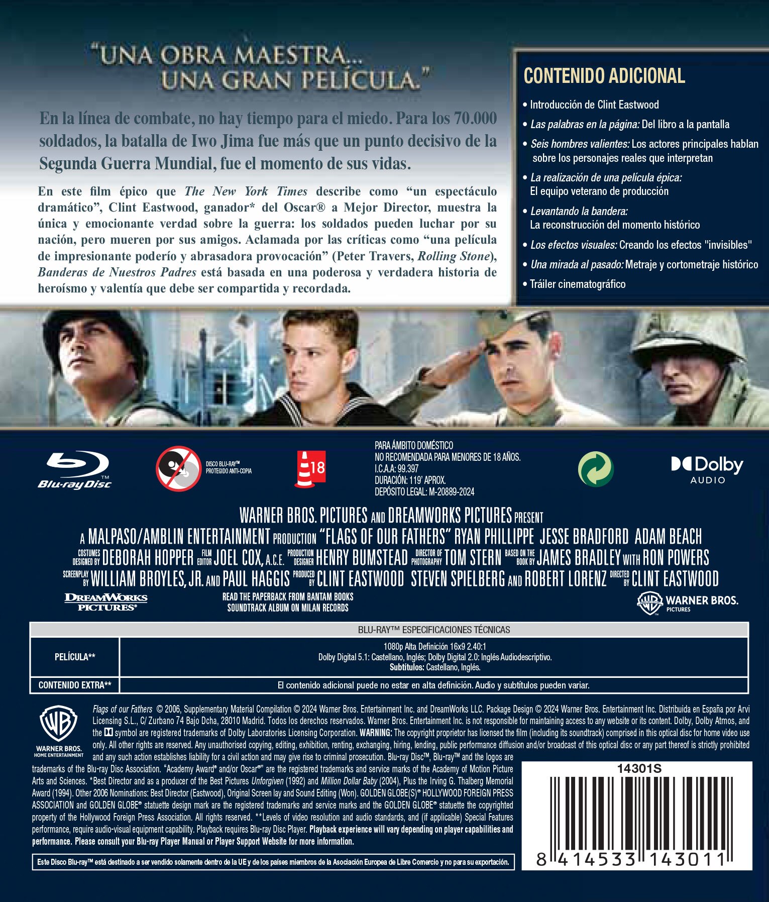 Banderas de nuestros padres (Blu-Ray) 2