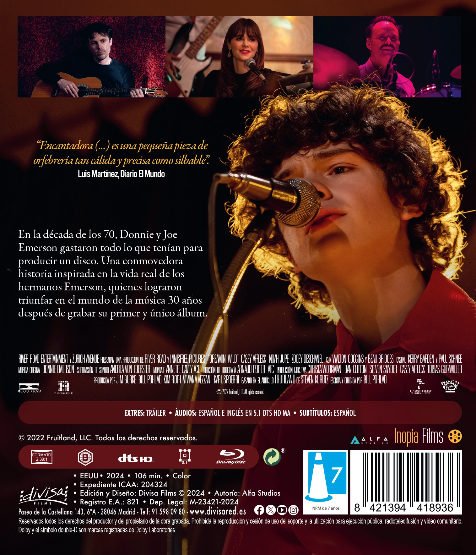 Dreamin' wild (Un sueño maravilloso) (Blu-Ray) 2