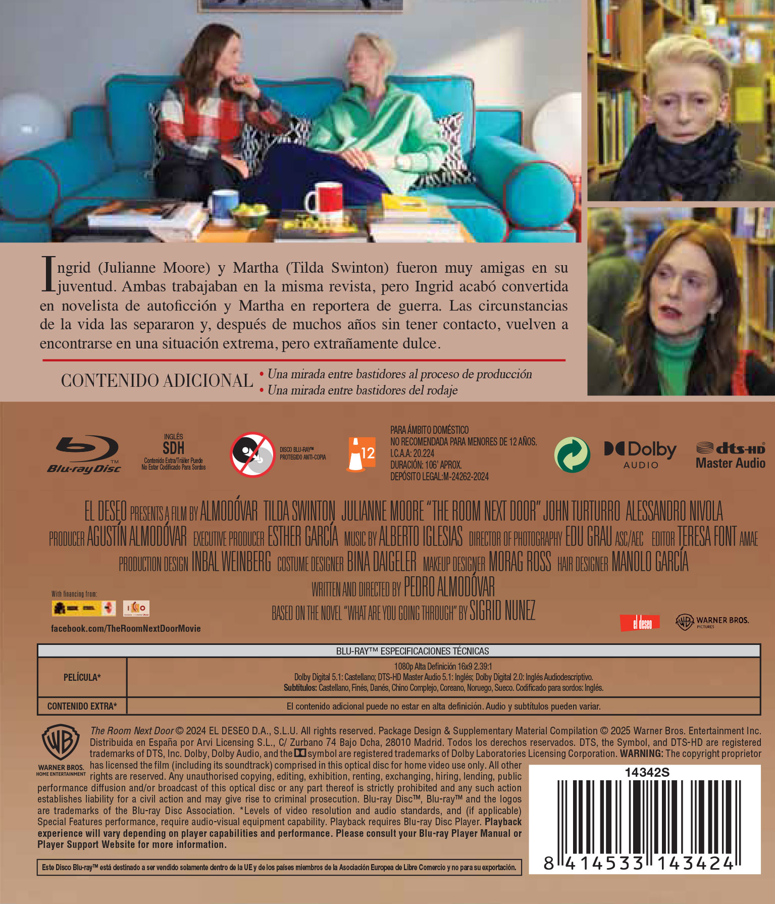 La habitación de al lado (Blu-Ray) 2