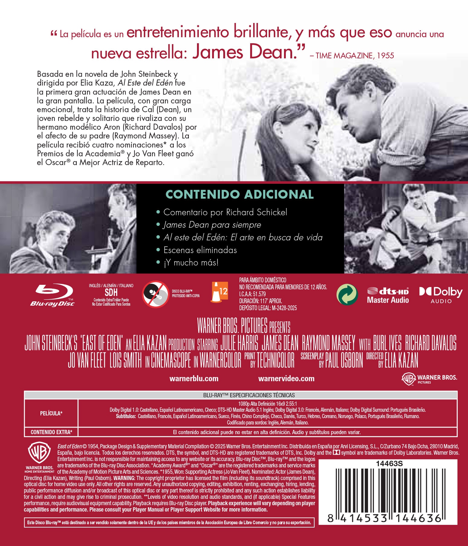 Al este del Edén (Blu-Ray) 2