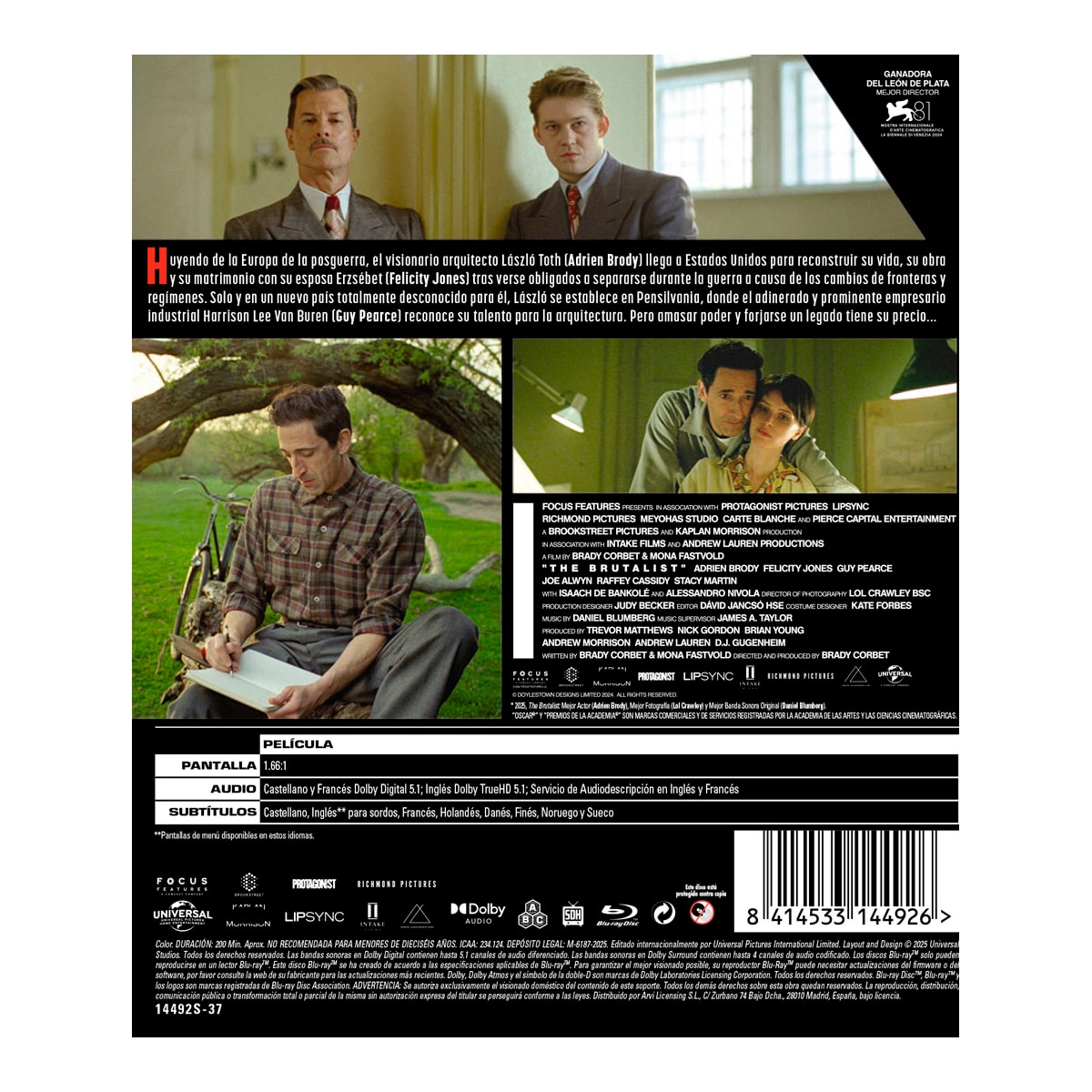 The Brutalist (Blu-Ray) 2