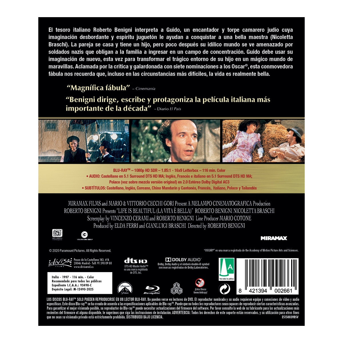 La vida es bella (Blu-Ray) 2