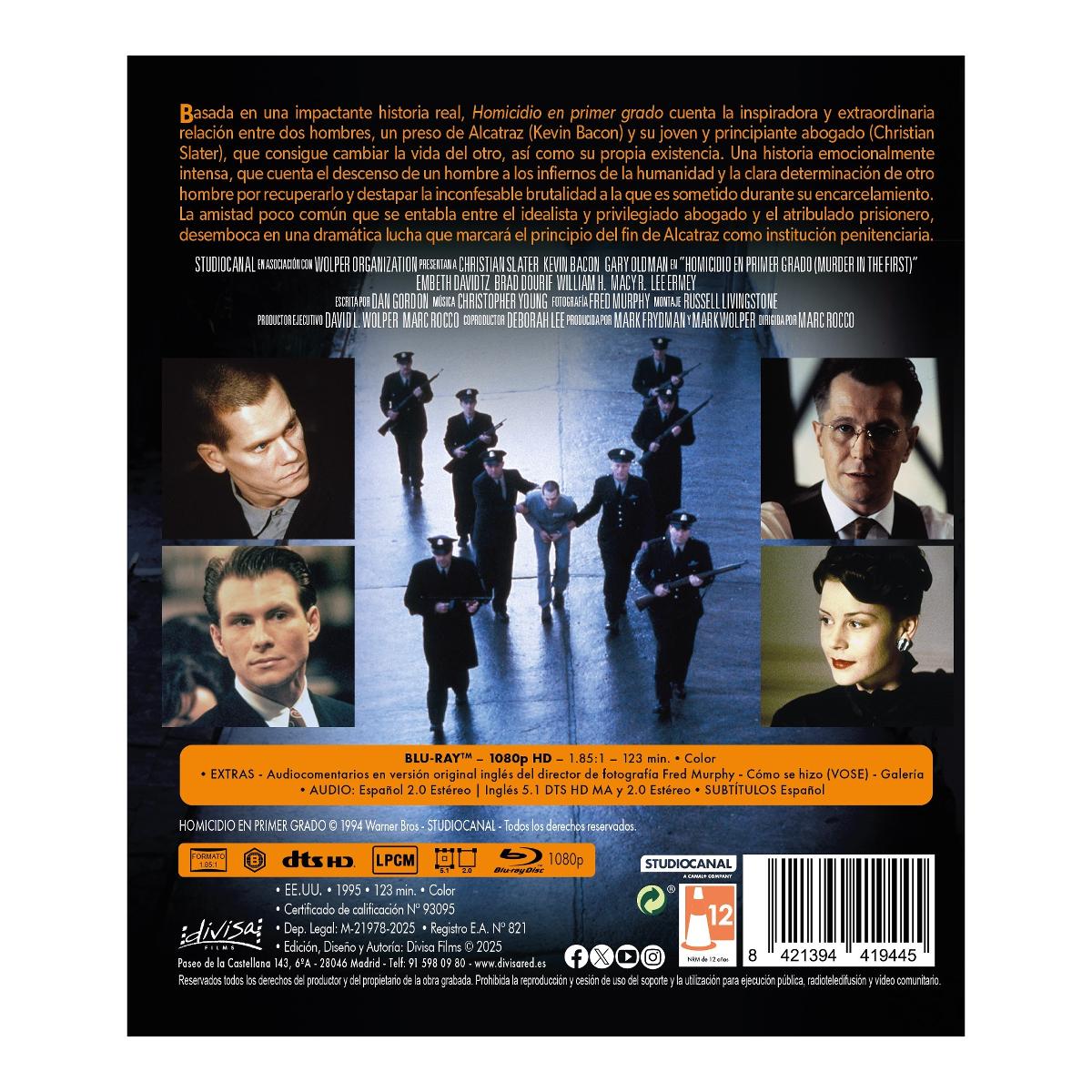 Homicidio en primer grado (Blu-Ray) 2