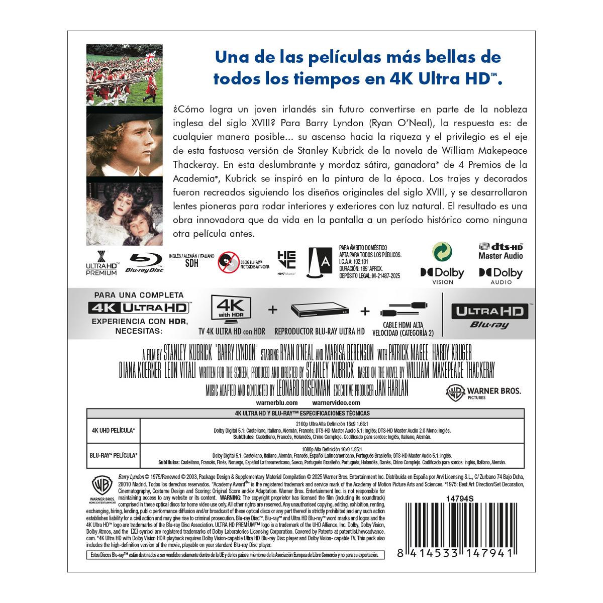 Barry Lyndon (4K Ultra HD + Blu-Ray) 2