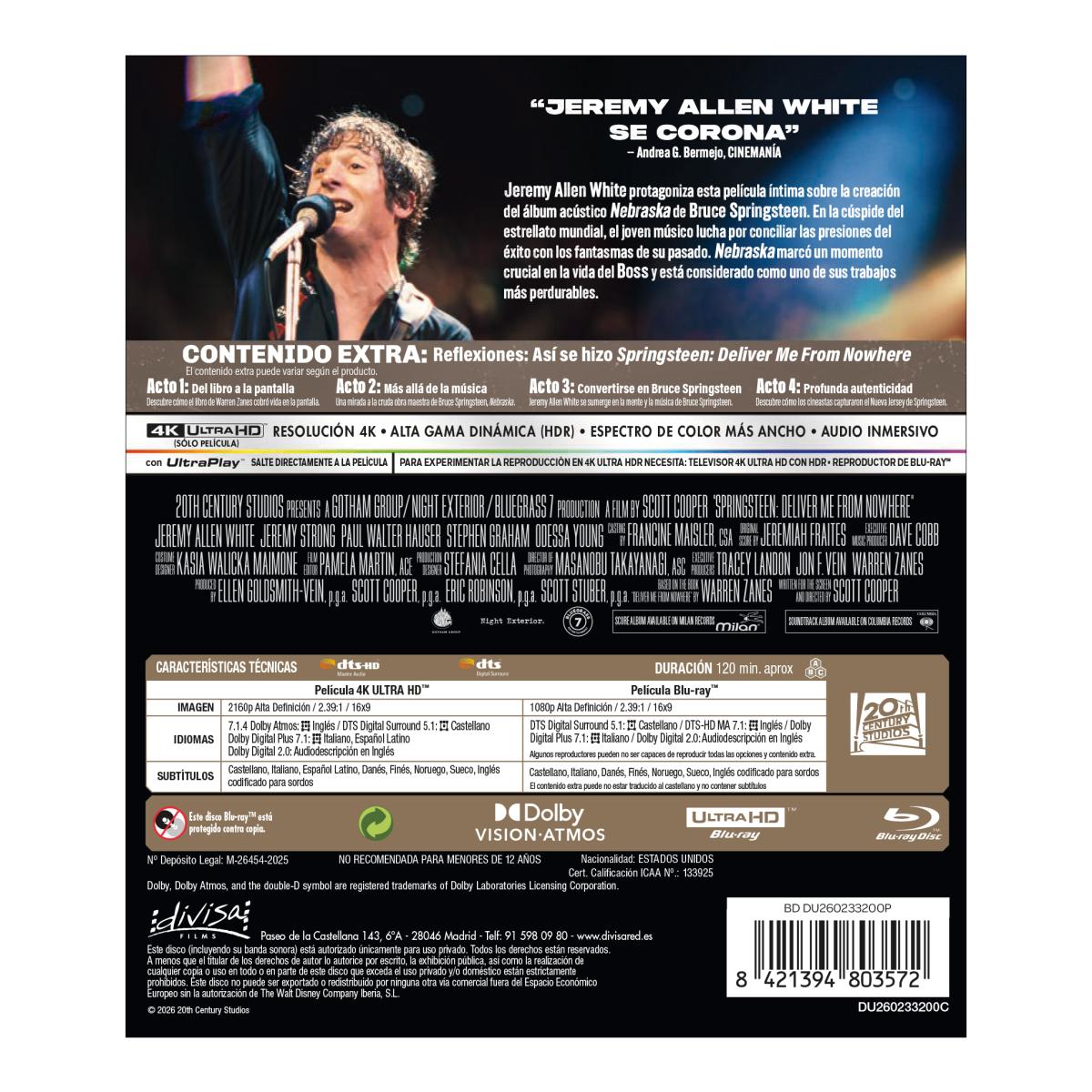 Springsteen: Deliver me from nowhere (4K Ultra HD + Blu-Ray) 2