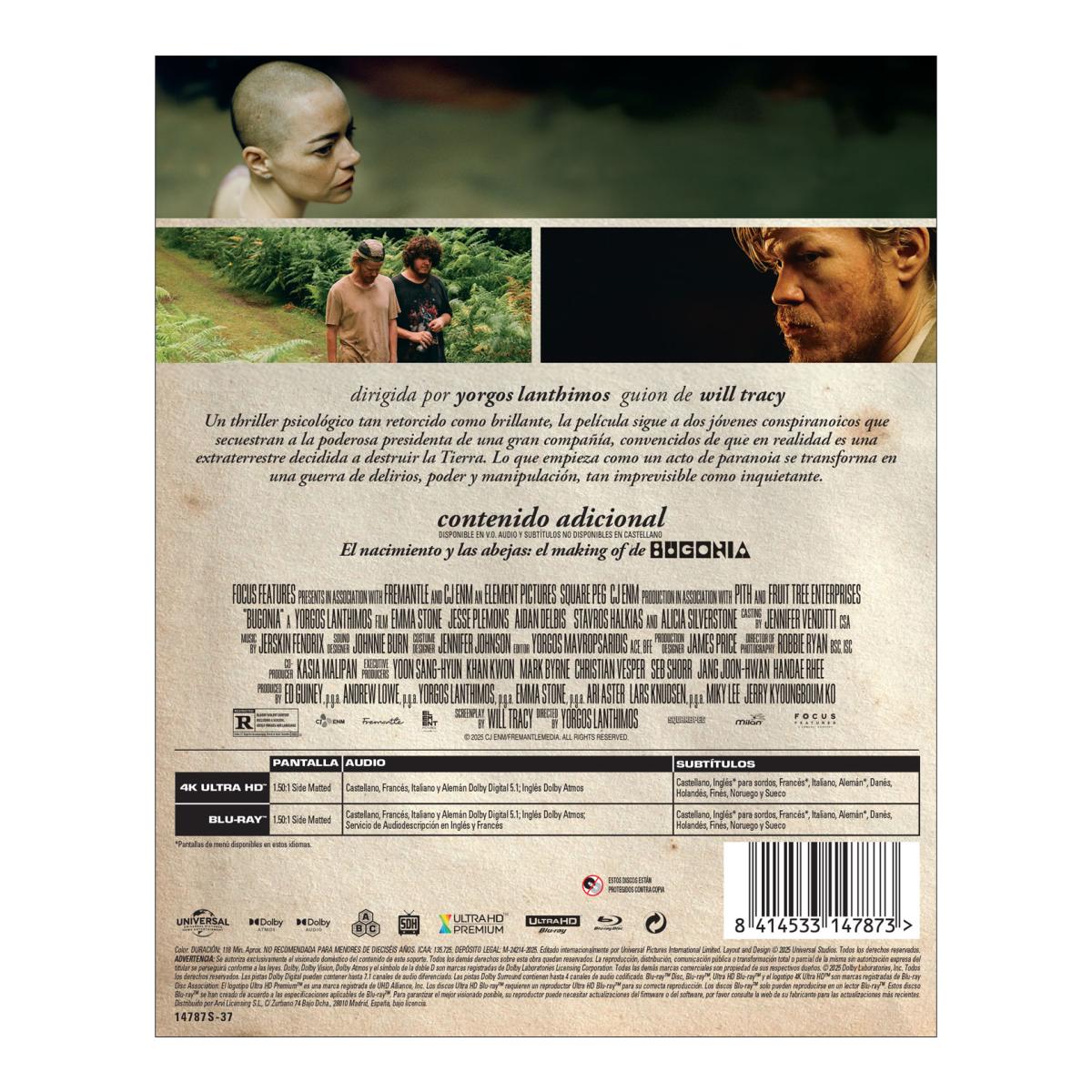 Bugonia (Edición Metálica) (4K Ultra HD + Blu-Ray) 2