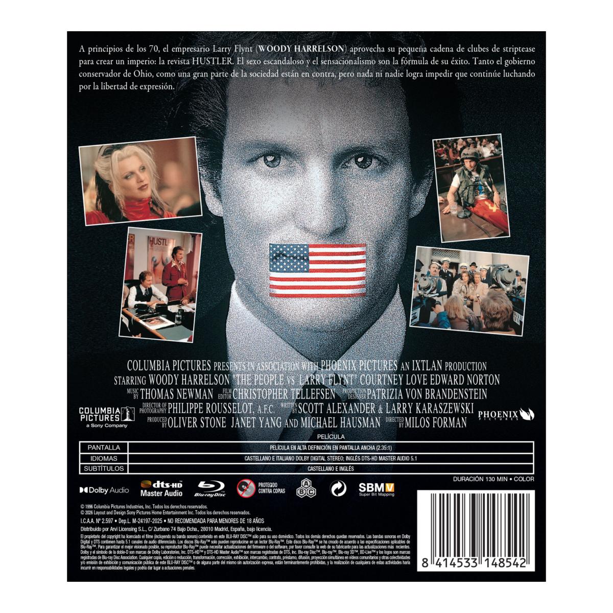 El escándalo de Larry Flynt (Blu-Ray) 2