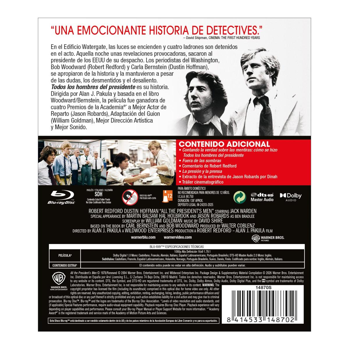 Todos los hombres del presidente (Blu-Ray) 2