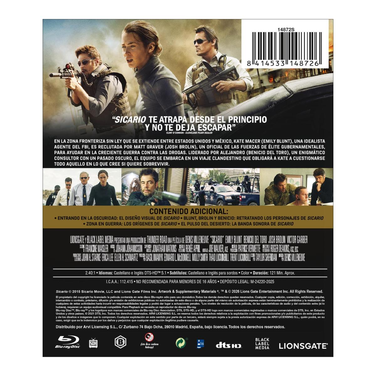 Sicario (Blu-Ray) 2