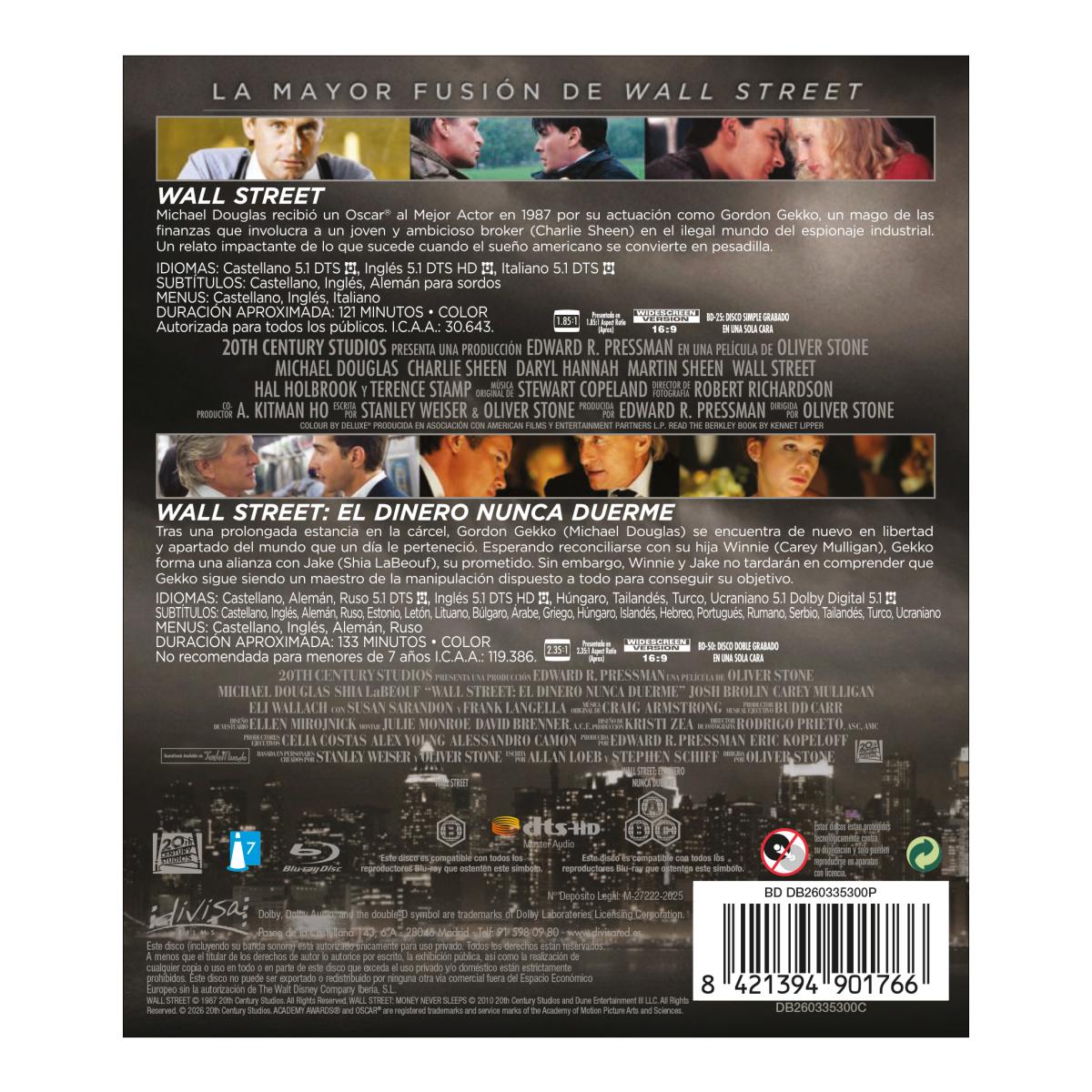 Wall Street: Colección 2 películas (Blu-Ray) 2