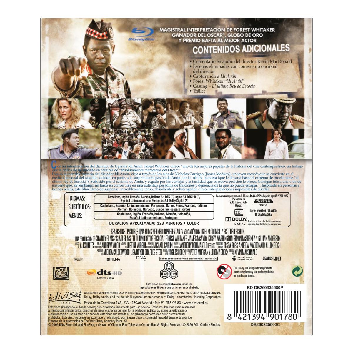 El último rey de Escocia (Blu-Ray) 2