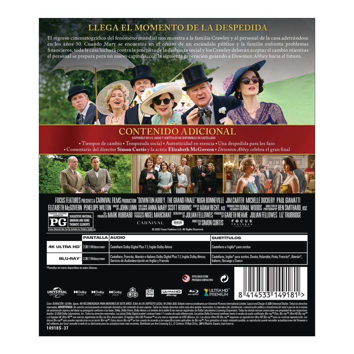 Downton Abbey: El gran final (4K Ultra HD + Blu-Ray) 2