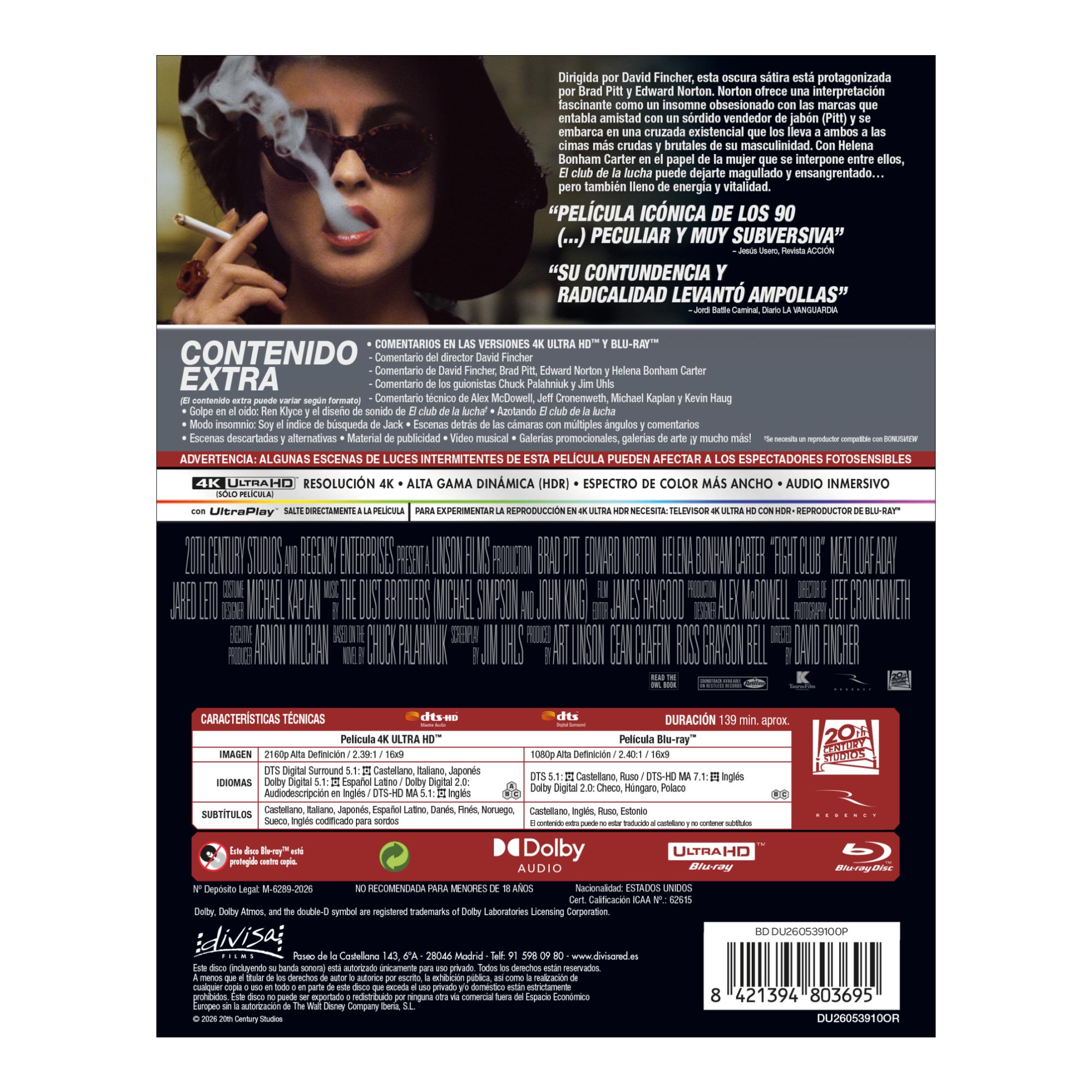 El club de la lucha (4K Ultra HD + Blu-Ray) 2