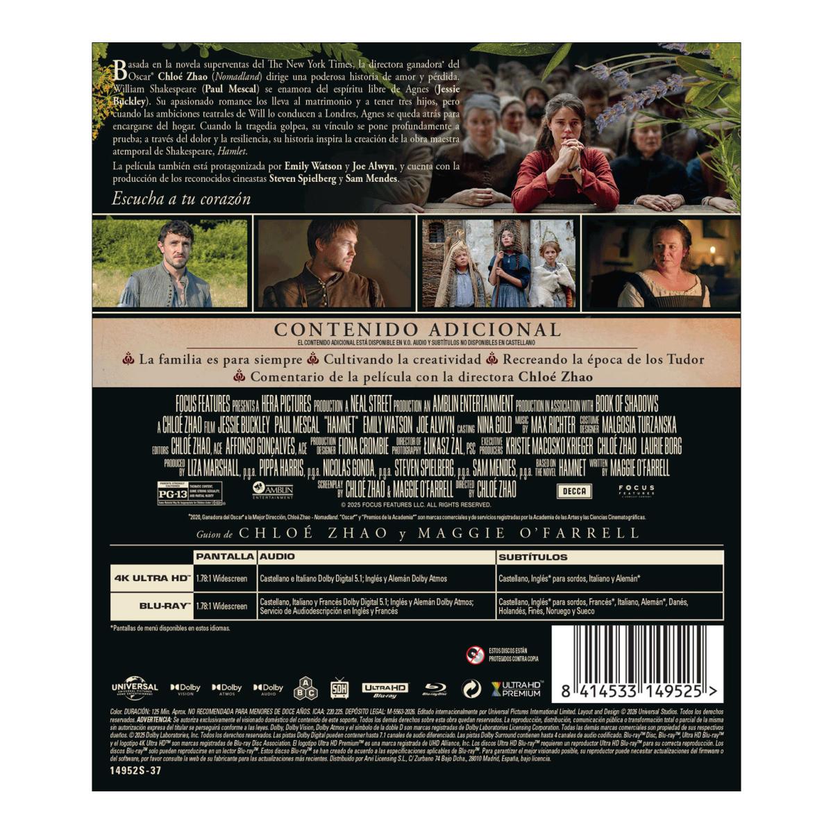 Hamnet (4K Ultra HD + Blu-Ray) 2