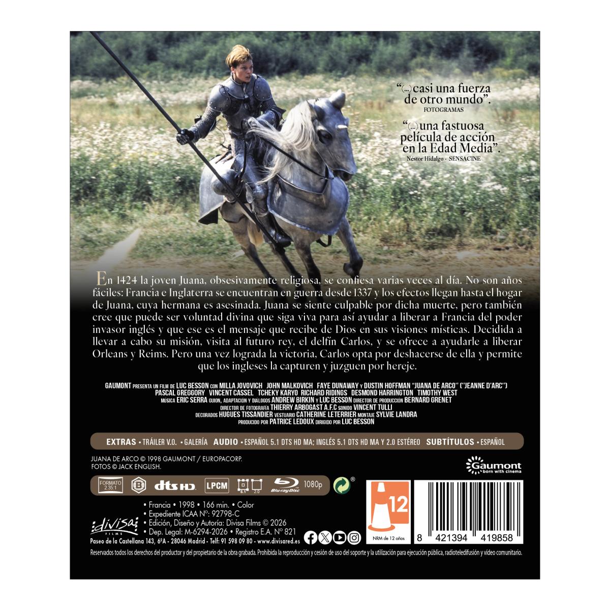 Juana de Arco (Blu-Ray) 2