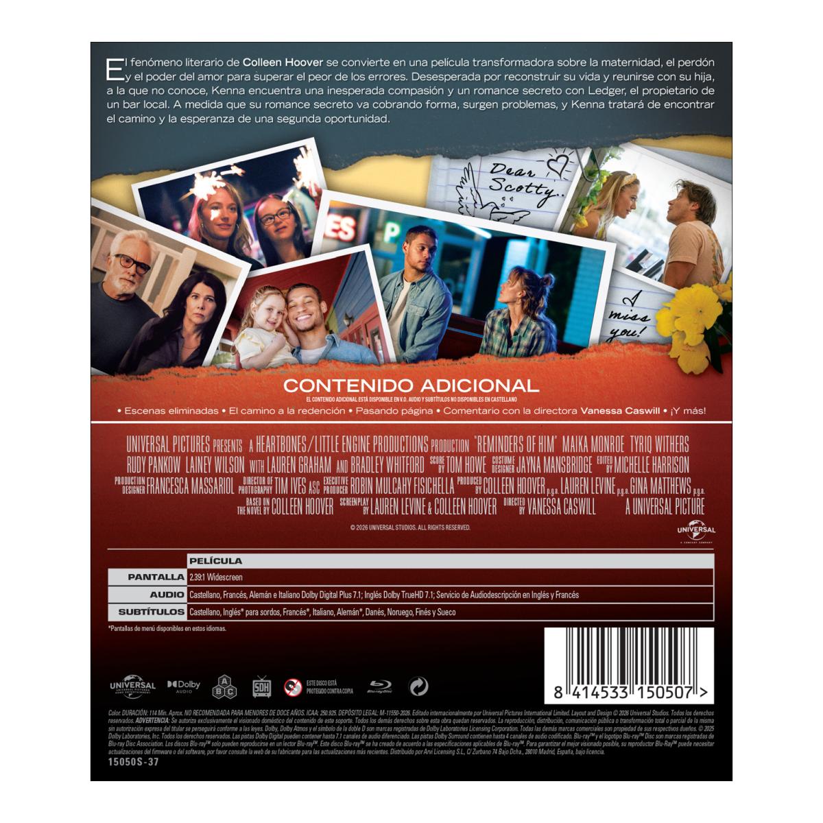 No te olvidaré (Blu-Ray) 2
