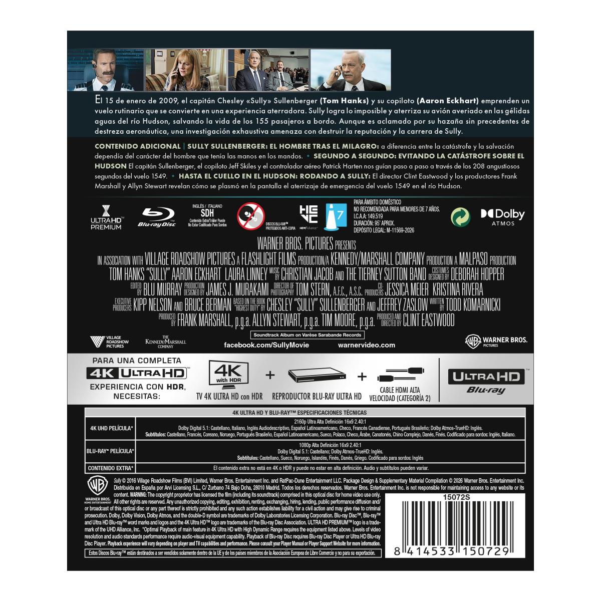 Sully (4K Ultra HD + Blu-Ray) 2