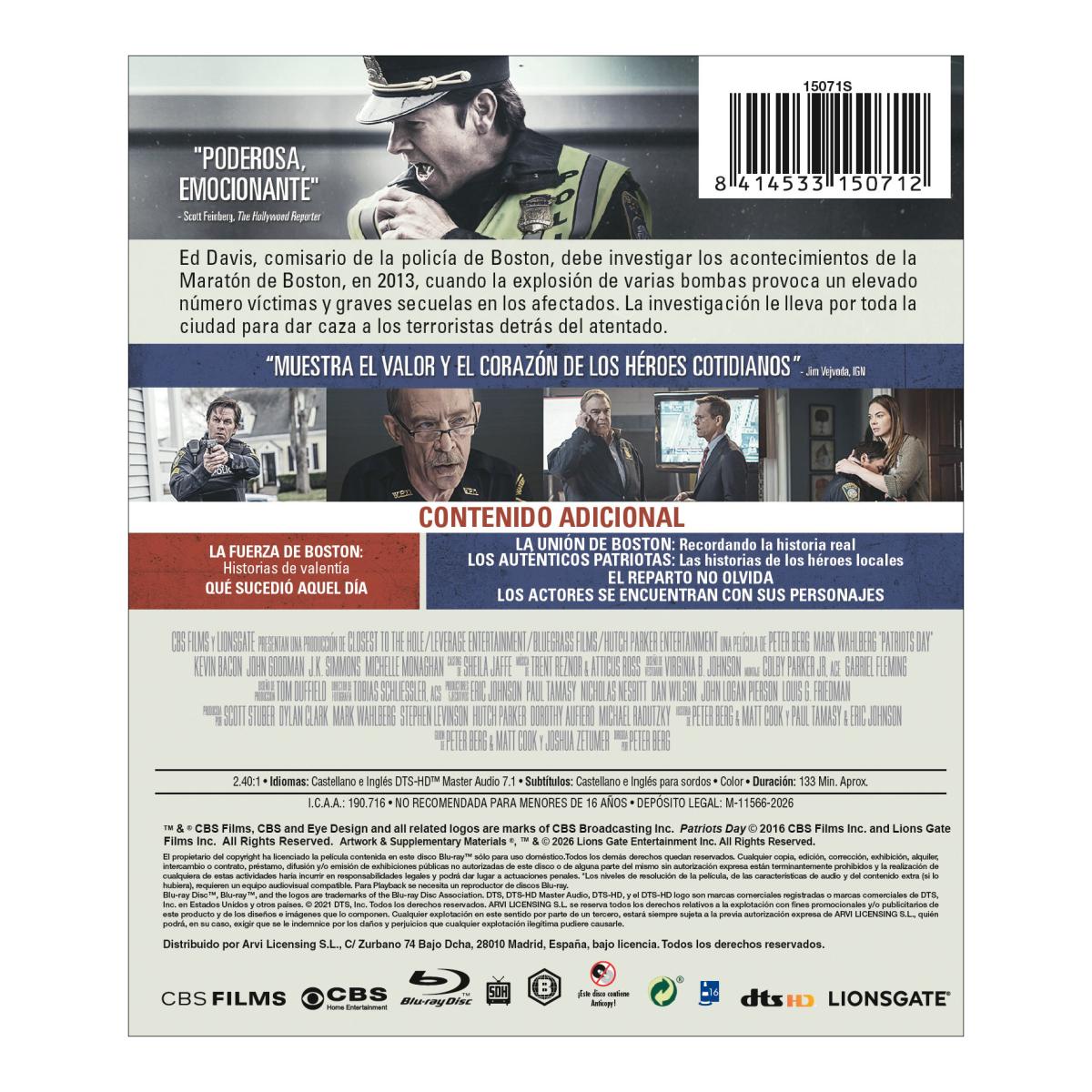 Dia de patriotas (Blu-Ray) 2