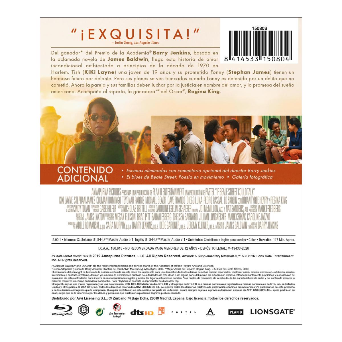 El blues de Beale Street (Blu-Ray) 2