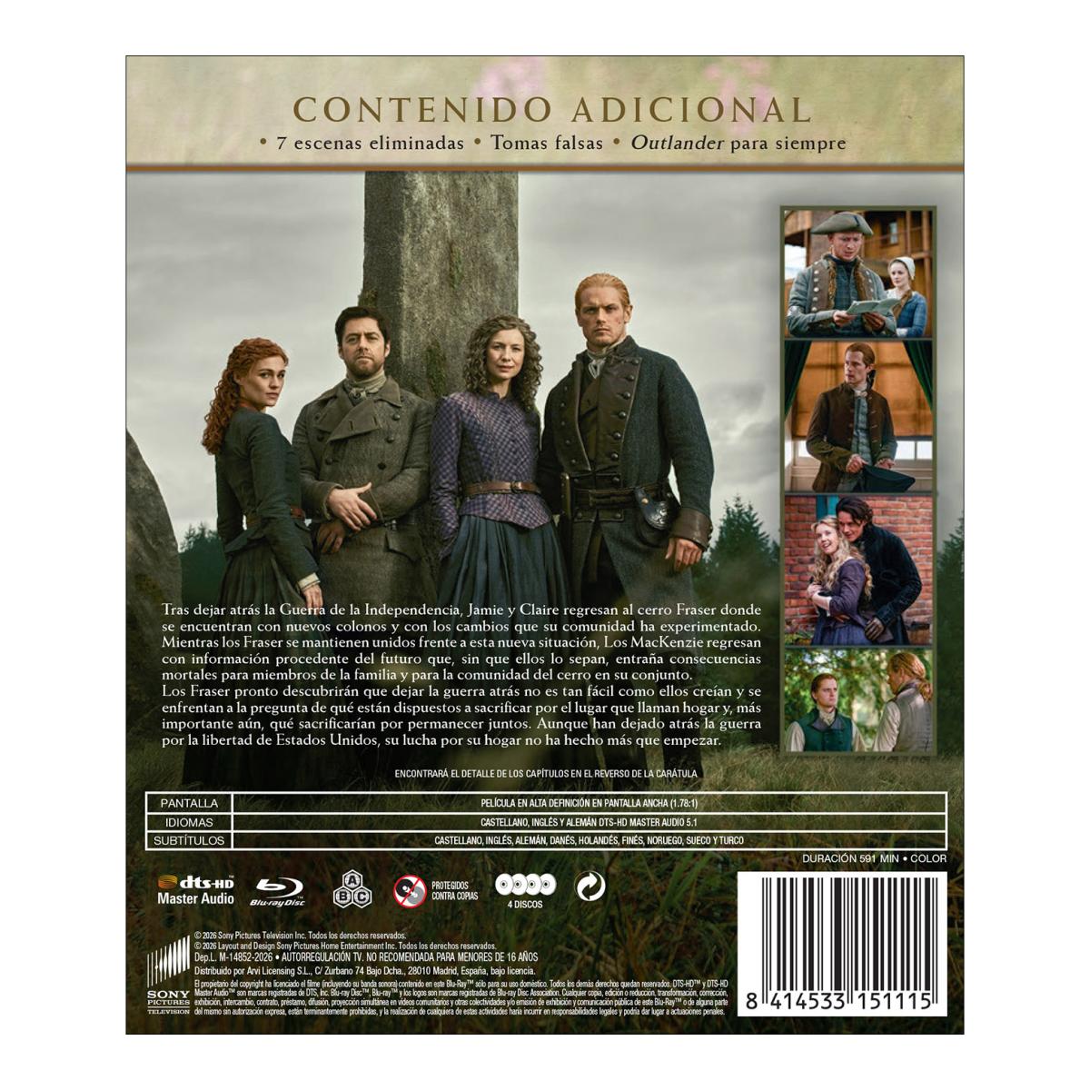 Imagen 2 de Outlander. Temporada 8 (Blu-Ray)