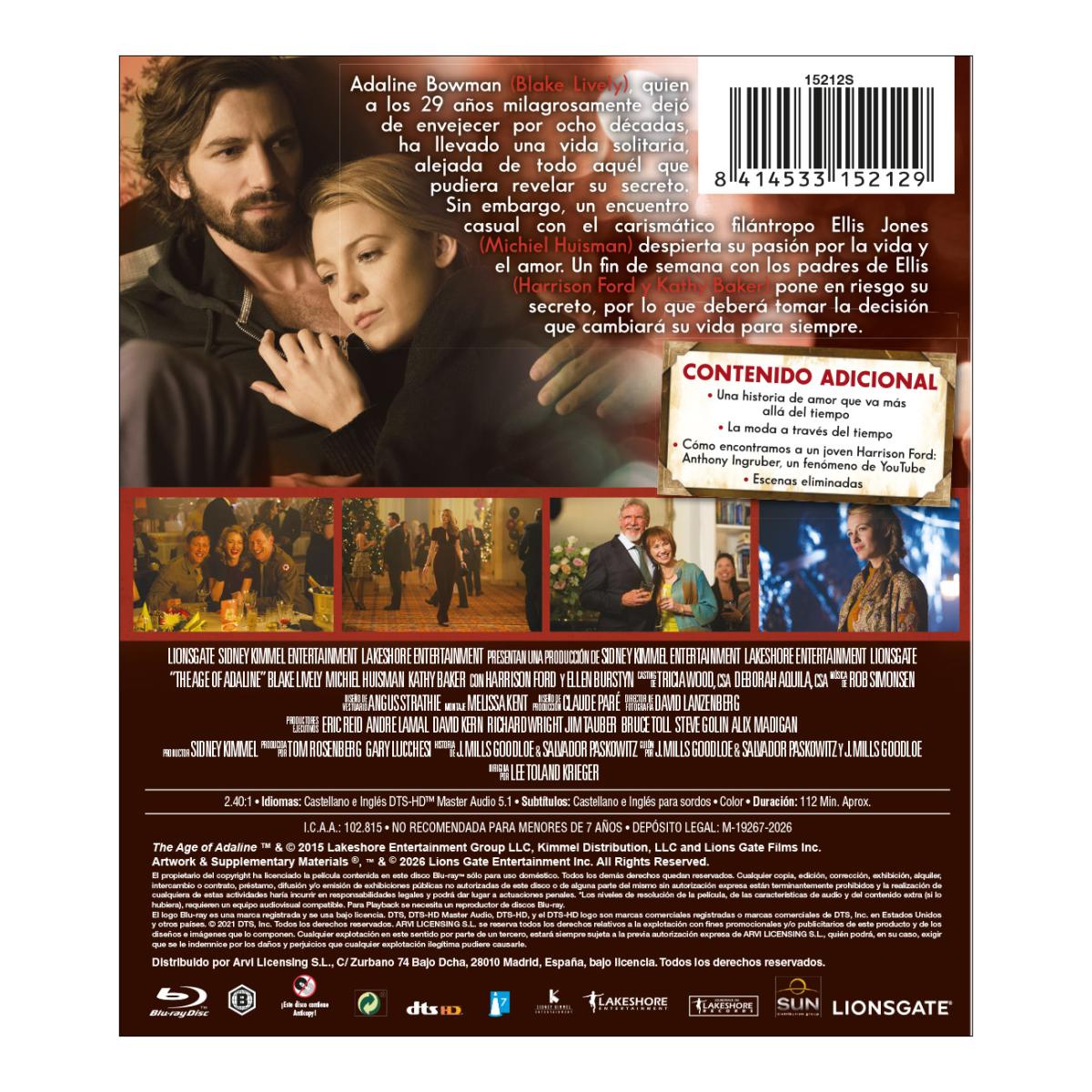 El secreto de Adaline (Blu-Ray) 2