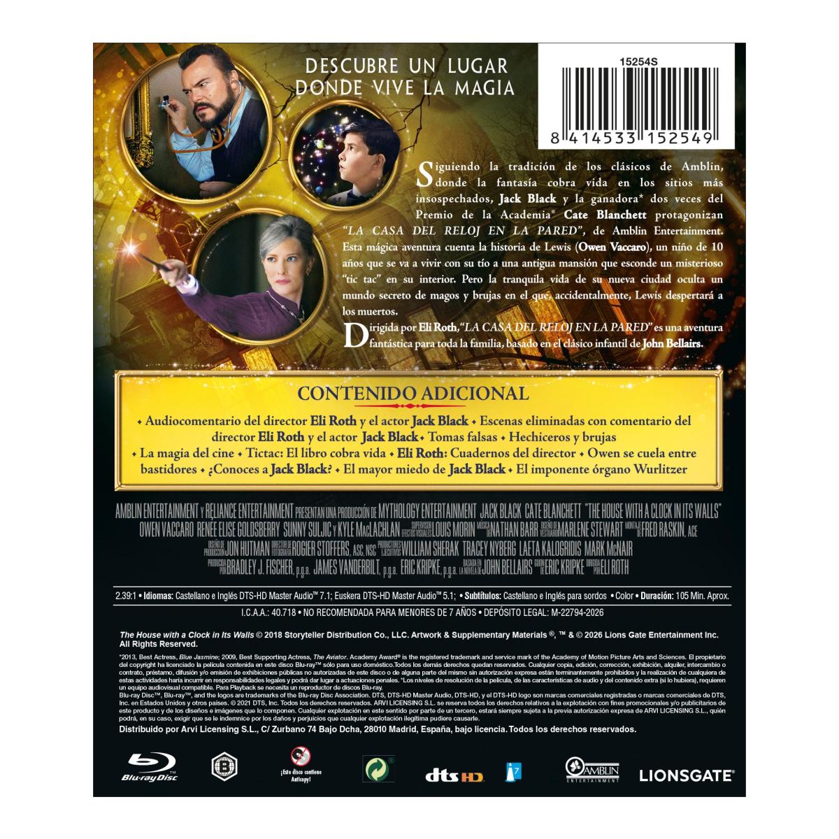 Imagen 2 de La casa del reloj en la pared (Blu-Ray)