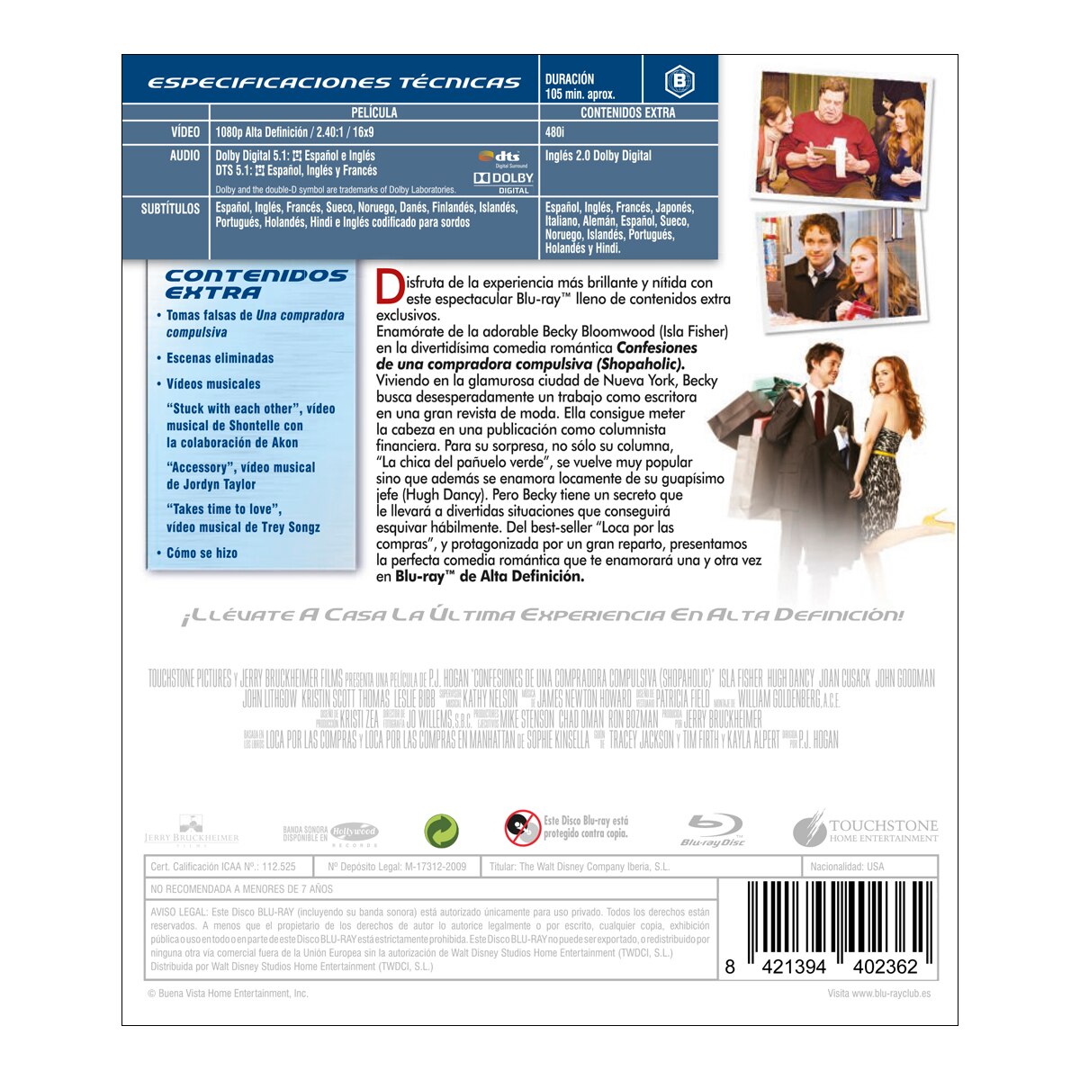 Confesiones de una compradora compulsiva (Blu-Ray) 2