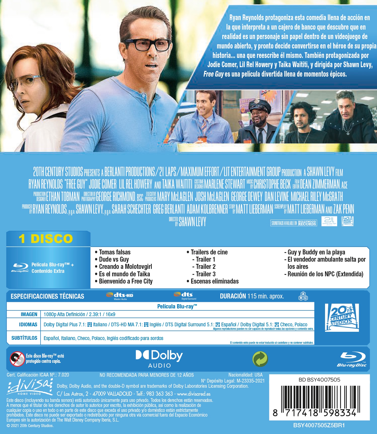 Free Guy (Blu-Ray) 2