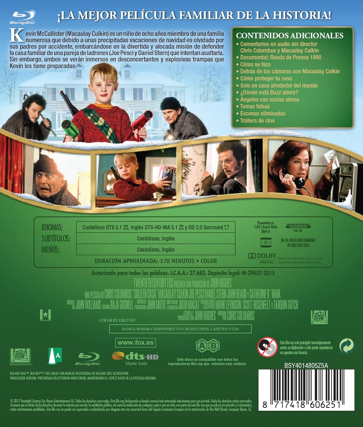 Solo En Casa (Edición 25 Aniversario) (Blu-Ray) 3